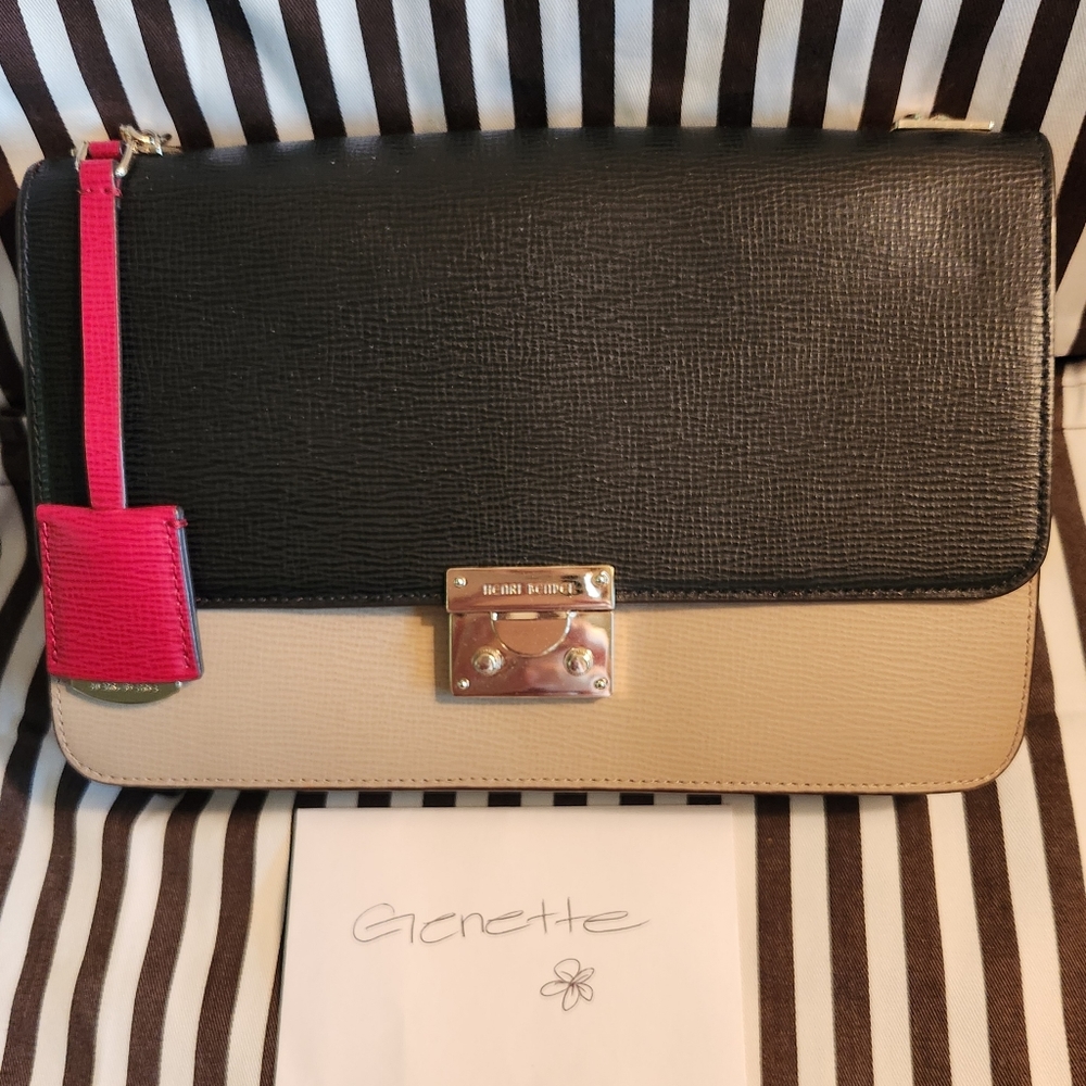 Waldorf Color Blocked Chain Shoulder Bag